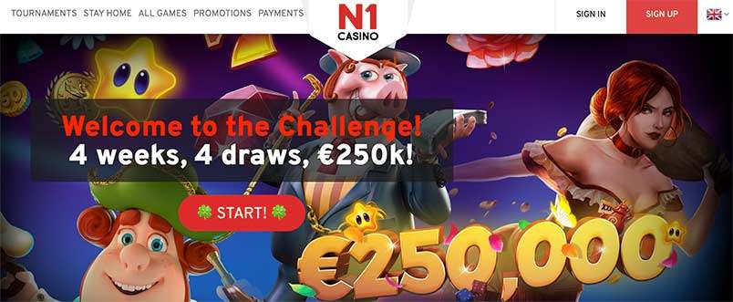 N1 Casino utan svensk licens med Trustly